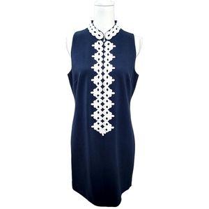 Lilly Pulitzer navy Callista shift dress L